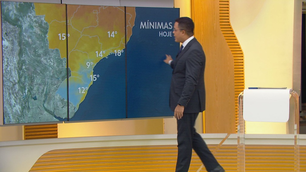 Centro-Sul terá uma manhã fria nesta sexta-feira (2) — Foto: Reprodução/TV Globo