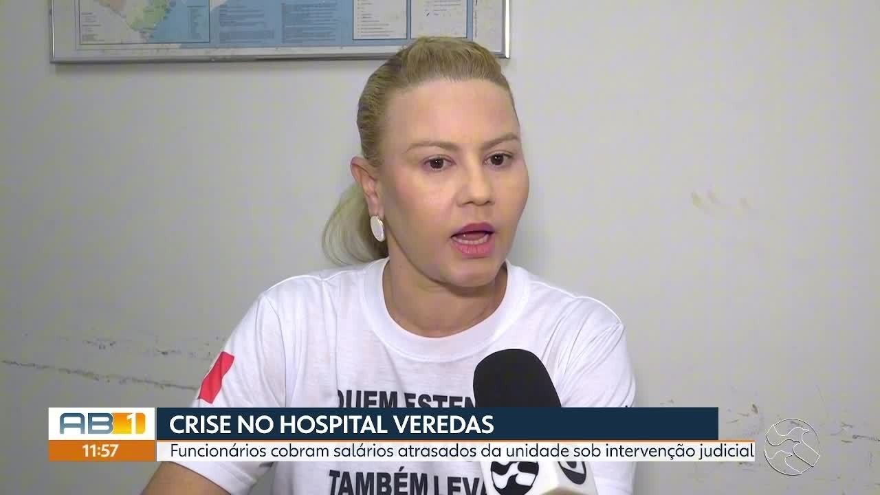Greve no Hospital Veredas: trabalhadores cobram salários atrasados e direitos não pagos