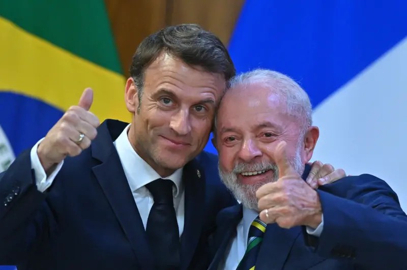 O que está por trás dos interesses de Macron em Lula e no Brasil
