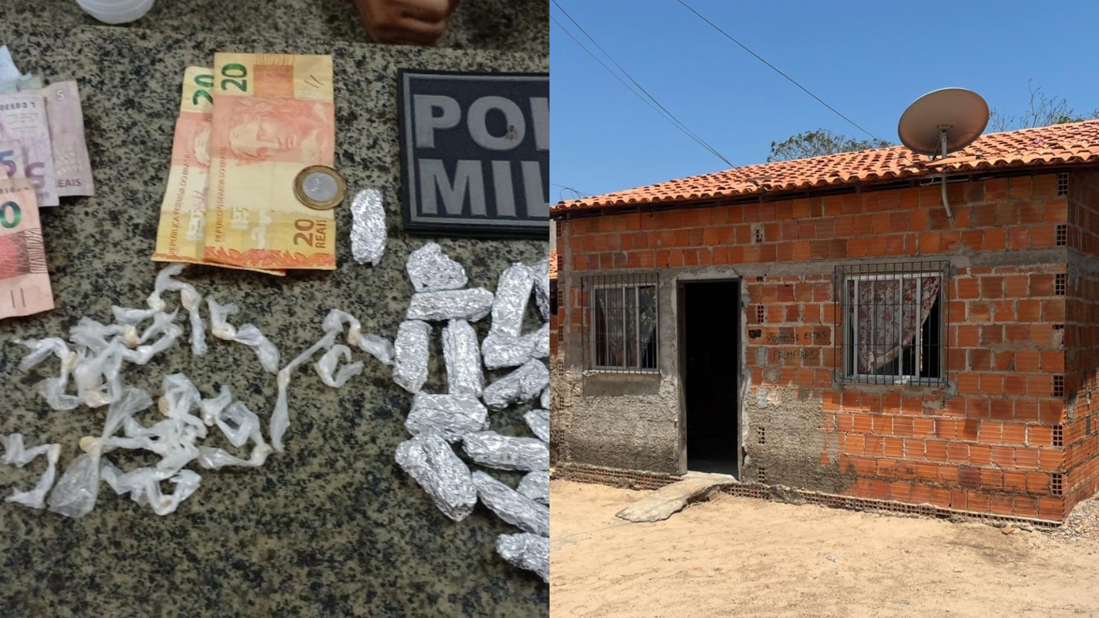 Jovem é presa ao oferecer R$ 20 para policiais durante flagrante em boca de fumo; mais quatro pessoas são presas