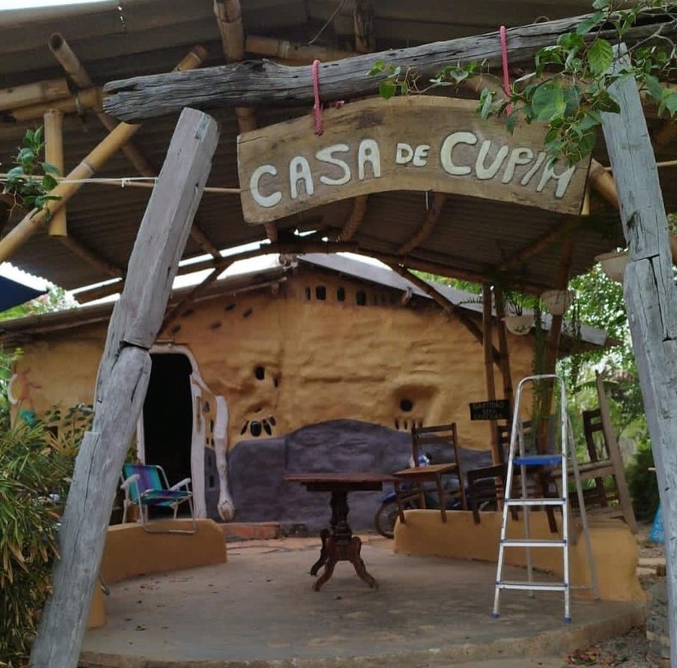 A Casa de Cupim est localizada em Cceres (MT)  Foto: Divulgao