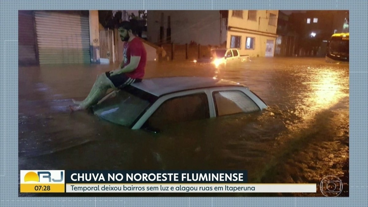 Chuva Forte Causa Alagamentos E Transtornos Em Itaperuna No Rj Norte Fluminense G1 