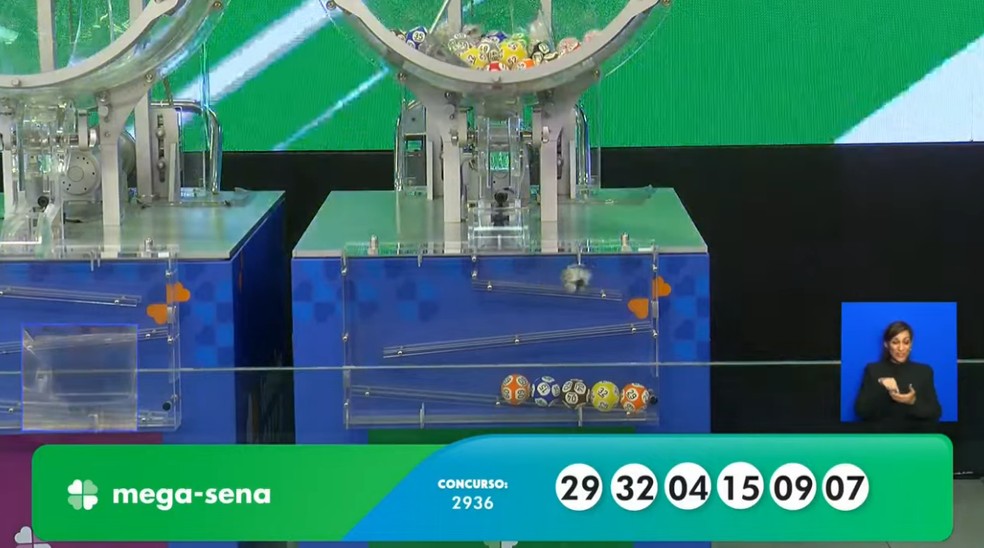 Mega-Sena, concurso 2.936 — Foto: Reprodução/Caixa