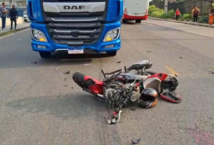 Motociclista morre em acidente de trânsito no Distrito Industrial