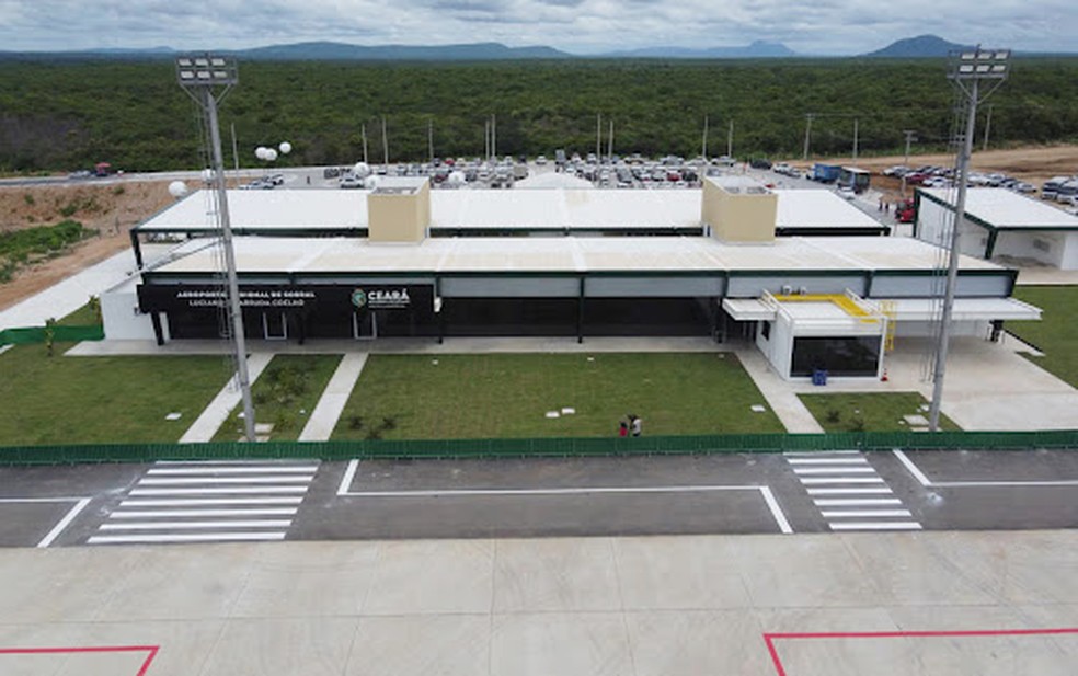 Operação de aeronaves a jato no novo Aeroporto de Sobral é autorizada pela Anac. — Foto: Tiago Stille/ Governo do Ceará