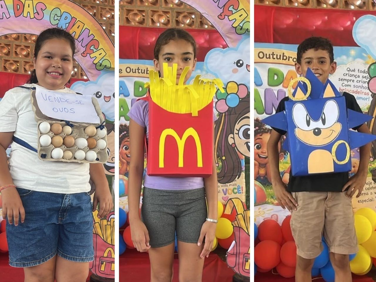 Até caveira de boi vira mochila maluca entre alunos que dão show de criatividade em MS; veja vídeo
