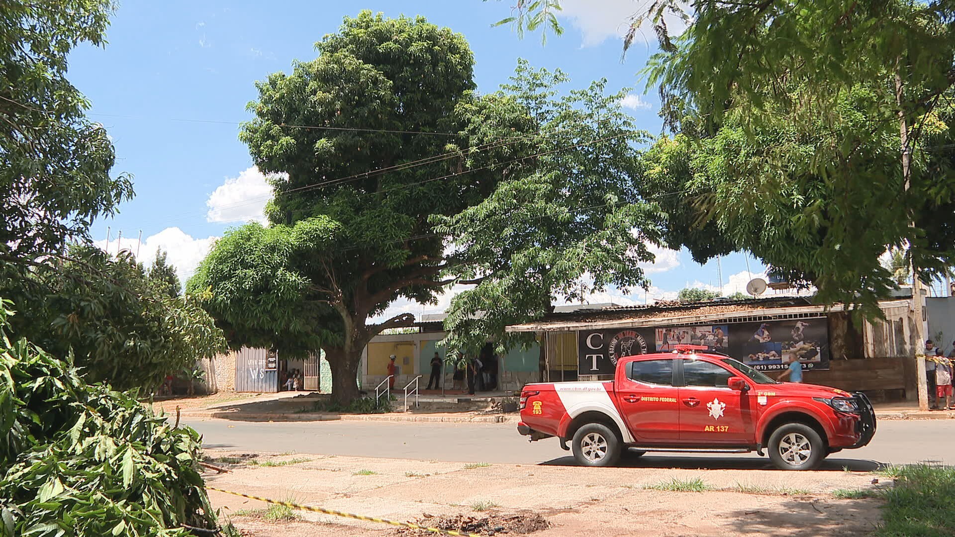 Homem morre eletrocutado enquanto colhia mangas em árvore no DF