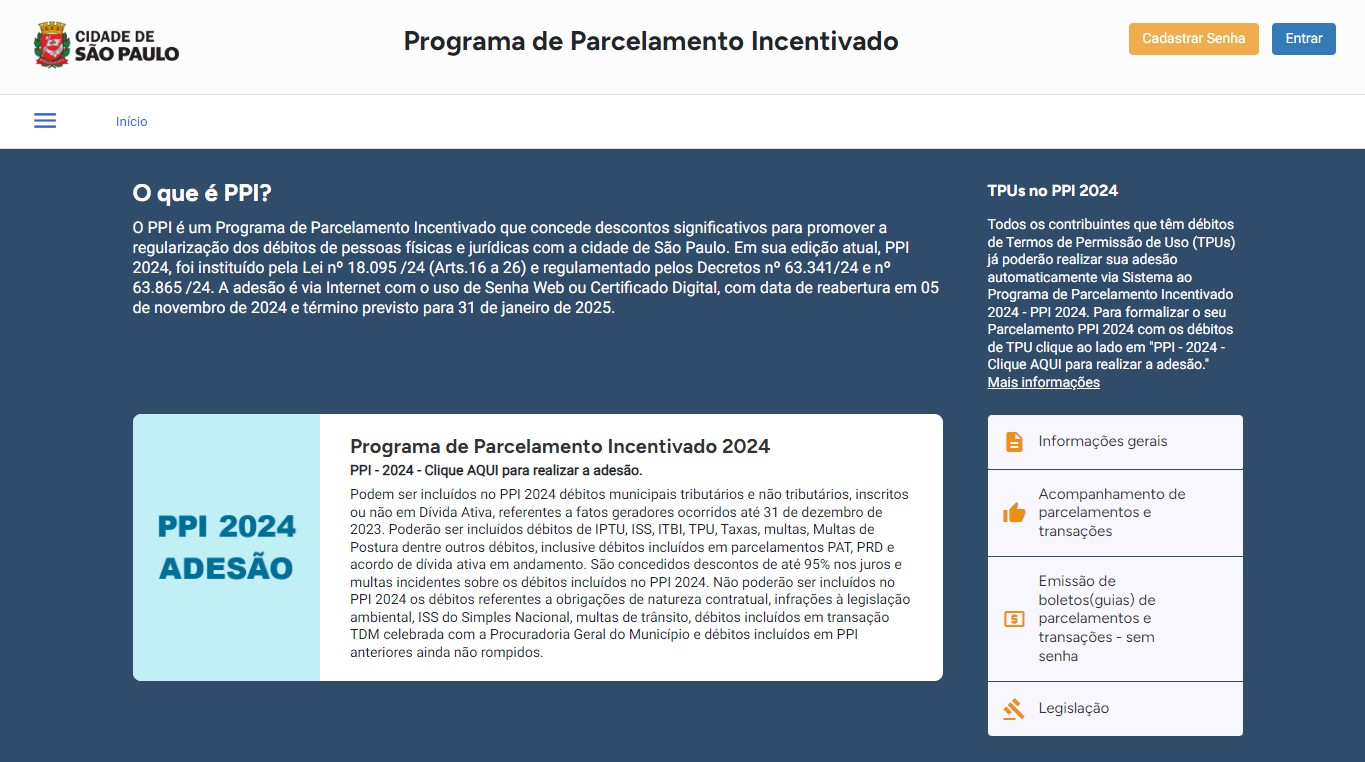 PPI: Pessoas físicas e jurídicas têm até 31 de janeiro para negociar dívidas com o município de SP