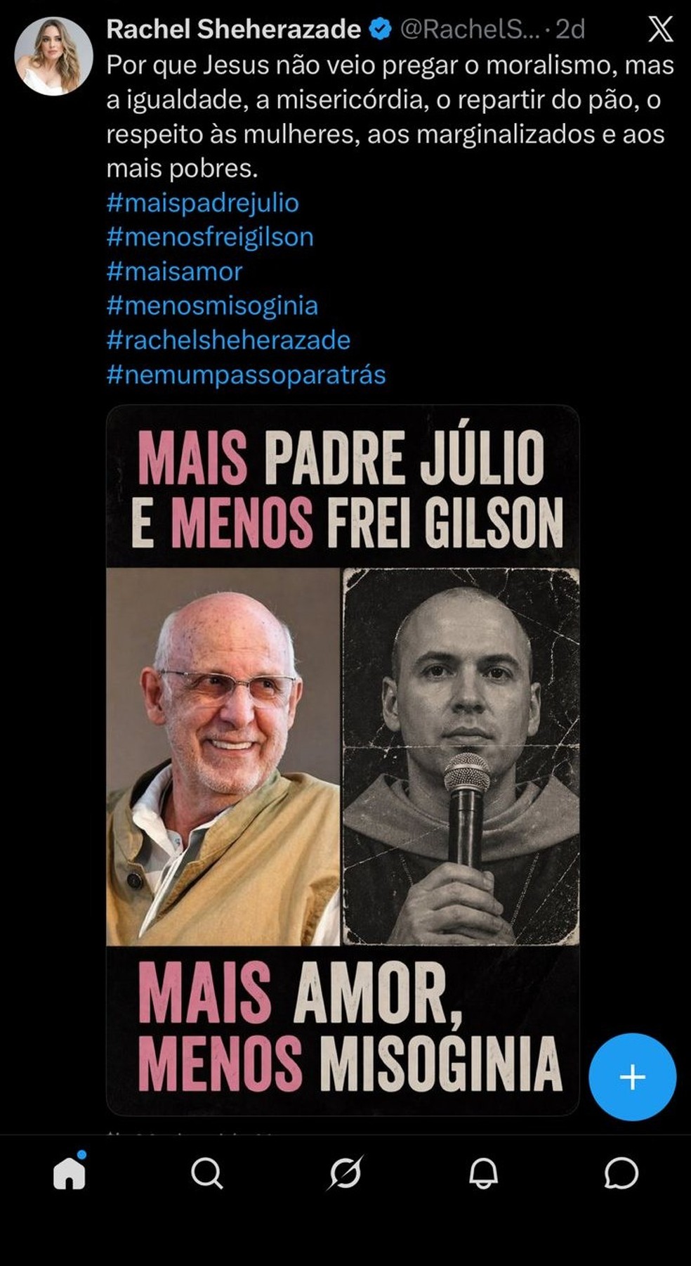 whatsapp-image-2026-04-27-at-13.01.42 De submissão a ‘mimimi’: veja as declarações de Frei Gilson sobre gays, mulheres, aborto e racismo