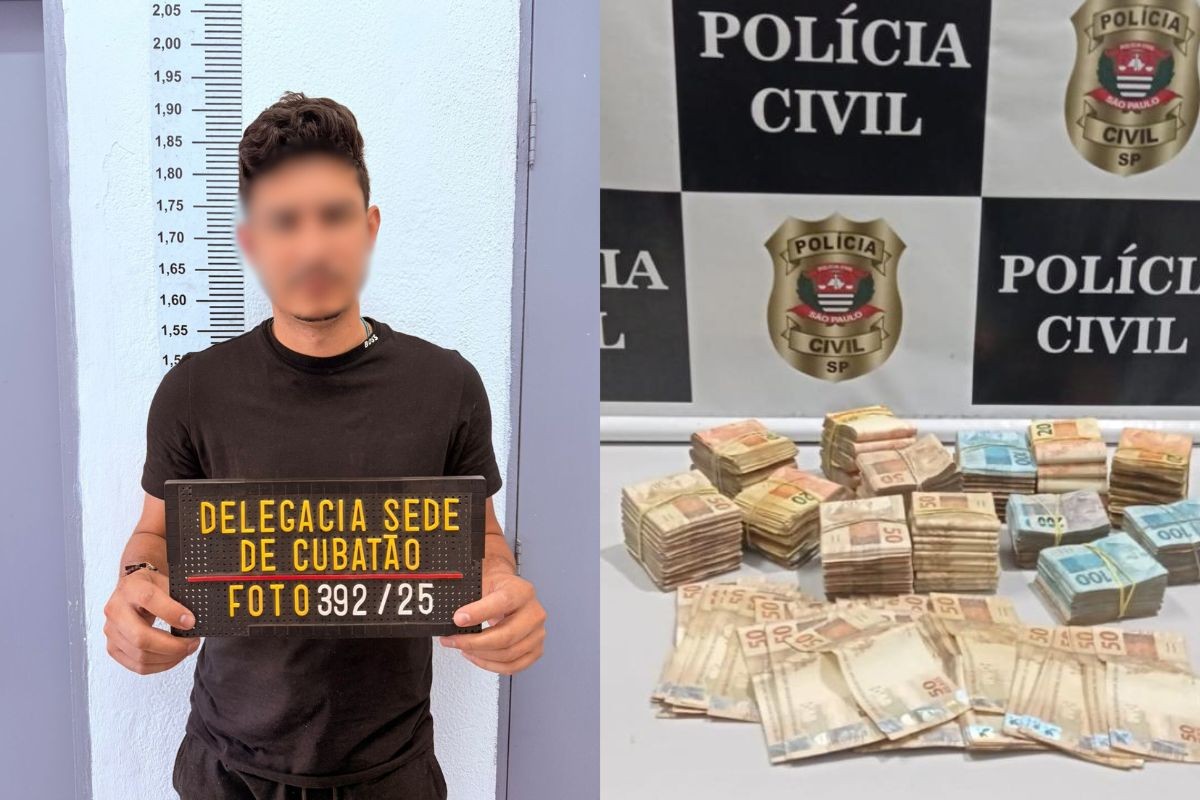 Suspeito de ligação com tráfico é preso em Cubatão; polícia apura lavagem de dinheiro