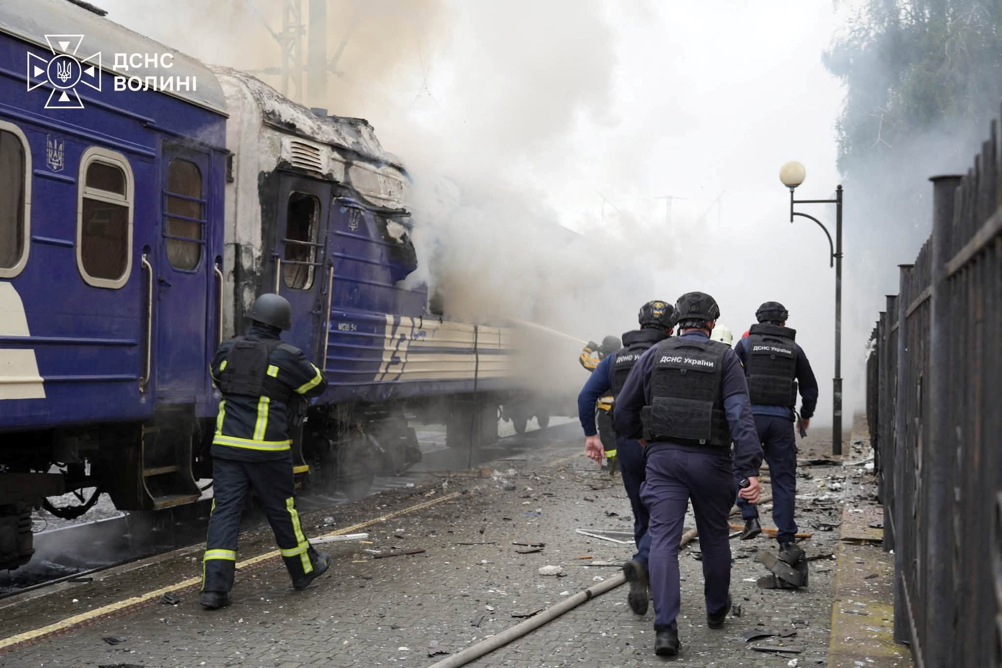 UE acusa Rússia de atacar estação ferroviária na fronteira da Ucrânia com a Polônia após passagem de trem com autoridades europeias