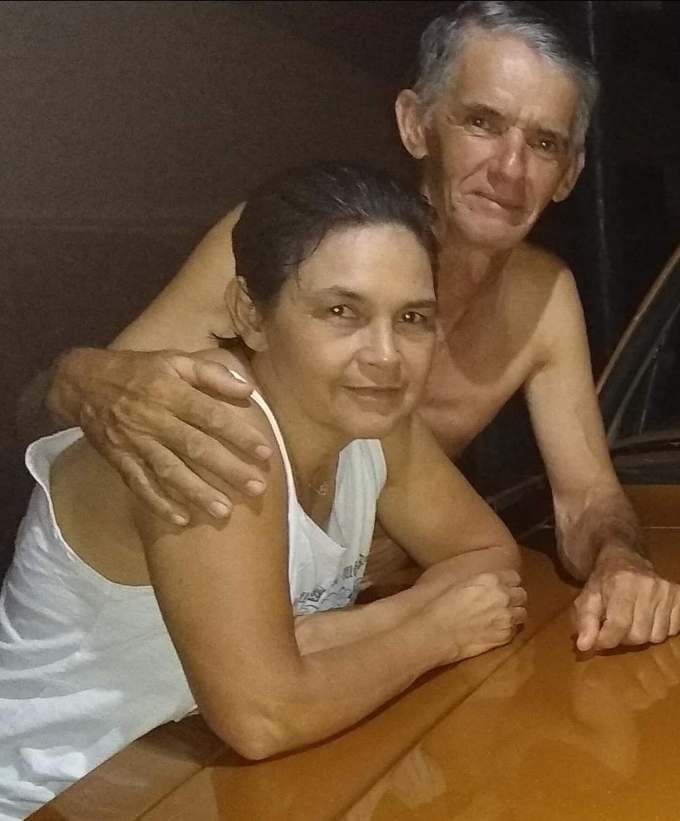 Casal morto em fazenda de Gurinhatã, no interior de Minas Gerais — Foto: Reprodução/TV Integração