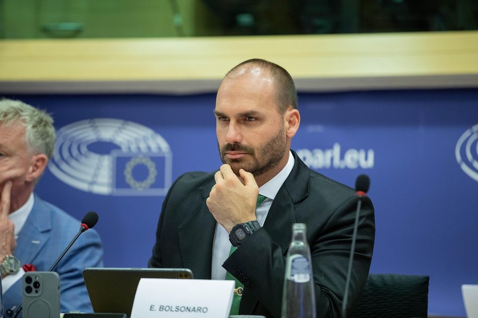 Eduardo Bolsonaro, ex-deputado federal e filho do ex-presidente Jair Bolsonaro — Foto: Flickr Eduardo Bolsonaro