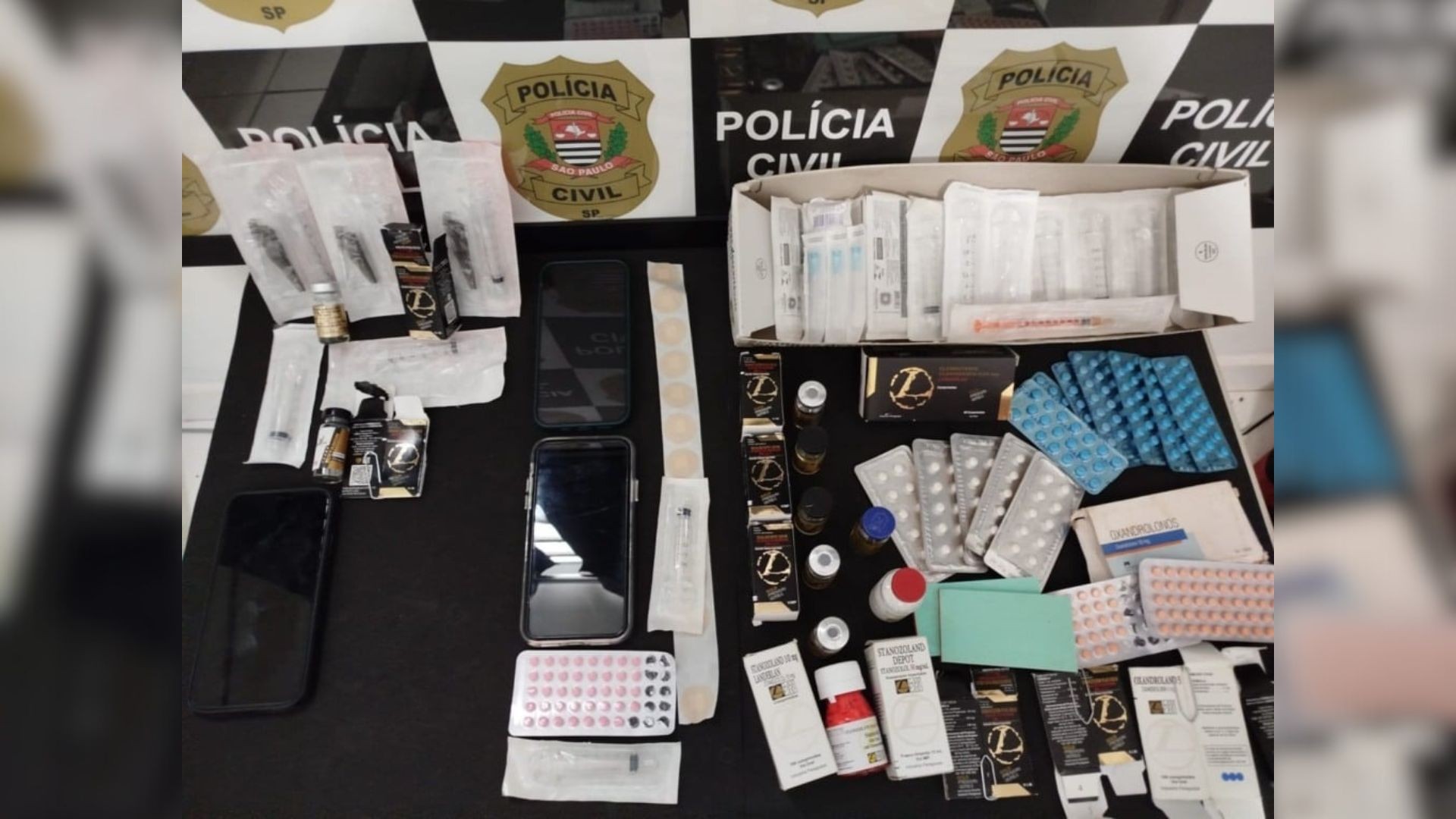 Polícia prende dois suspeitos em operação contra venda ilegal de anabolizantes em Marília 