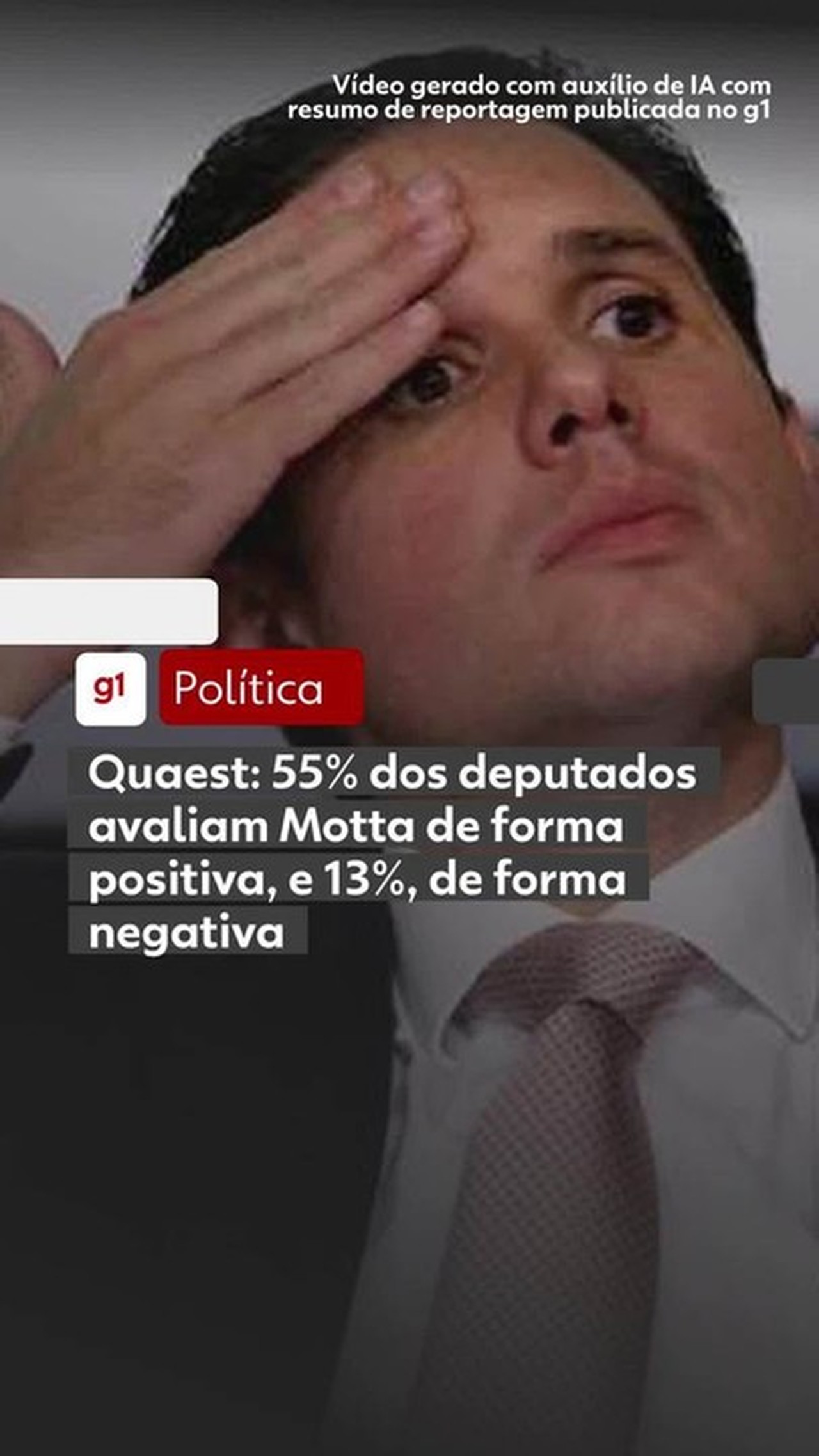 Quaest: 55% dos deputados avaliam Motta de forma positiva, e 13%, de forma negativa