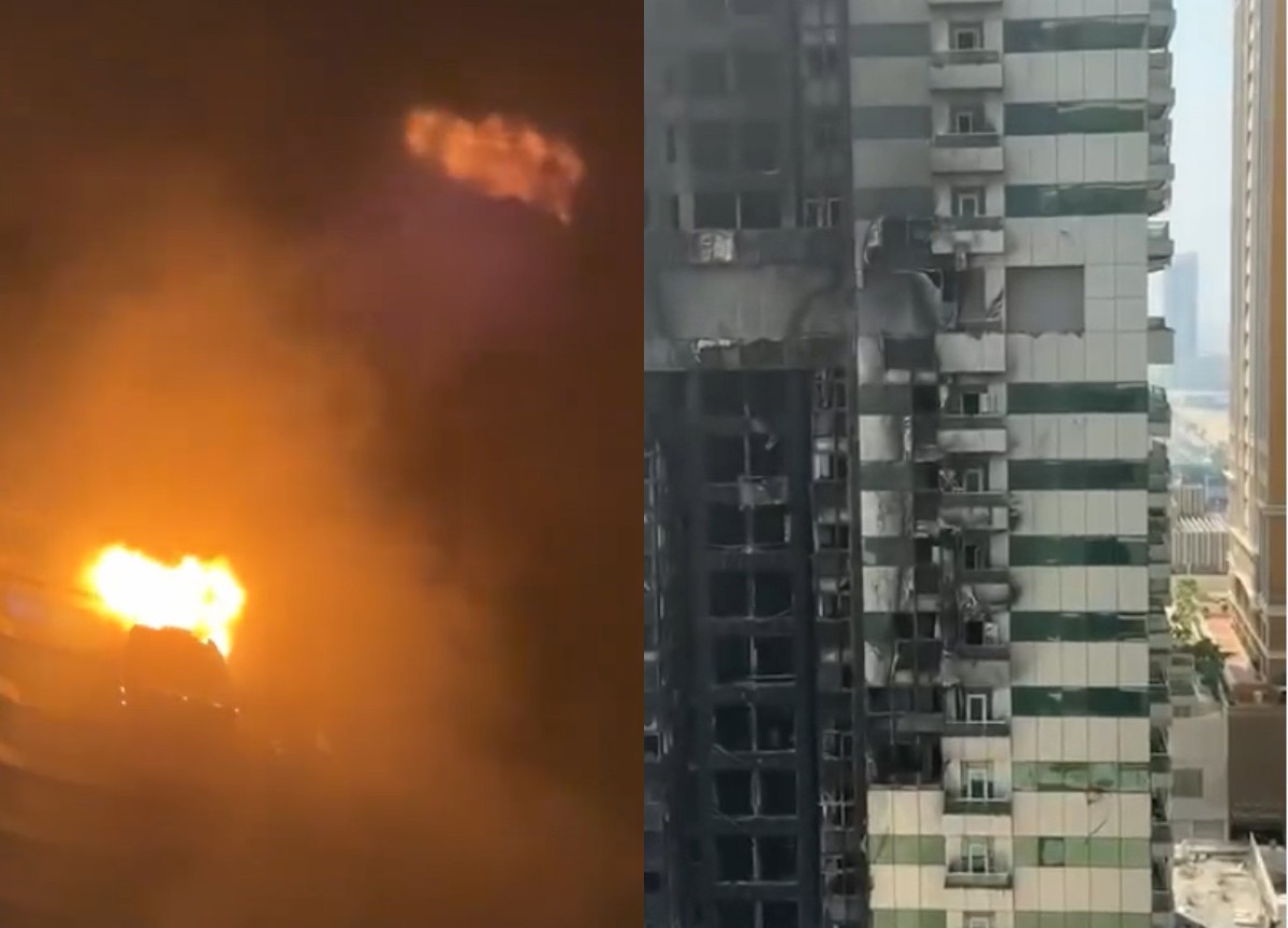 Empresário de SC tem apartamento destruído após incêndio em arranha-céu de Dubai