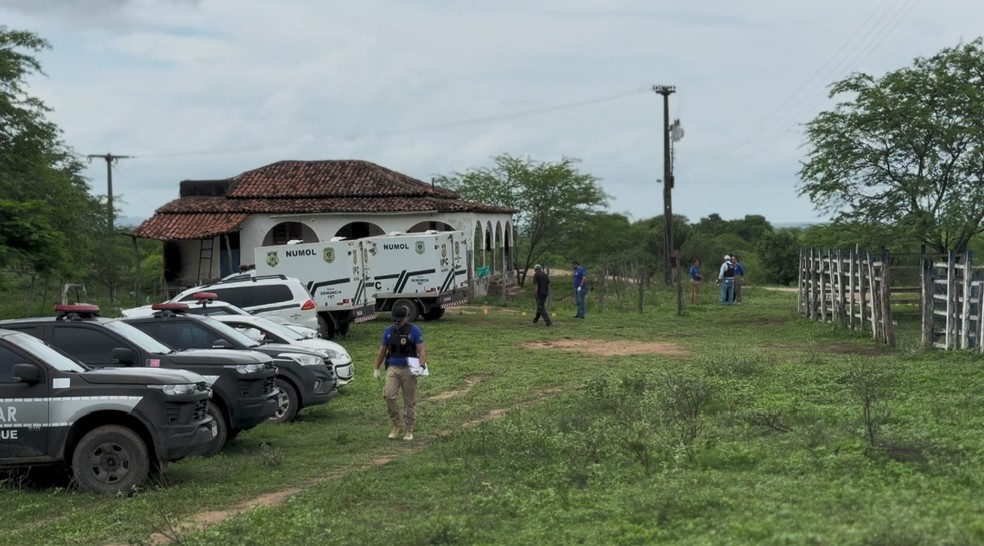 Cinco pessoas são mortas em Itabaiana por disputa de facções criminosas — Foto: Flávio Fernandes/TV Cabo Branco