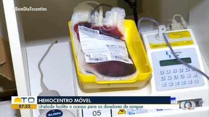 Unidade móvel do Hemocentro facilita doação de sangue da comunidade
