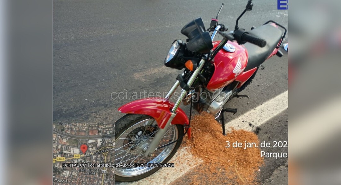 Motociclista morre após acidente com caminhão na rodovia SP-294, em Marília