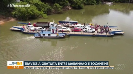 Contrato de embarcações para travessia entre MA e TO é renovado por mais três meses