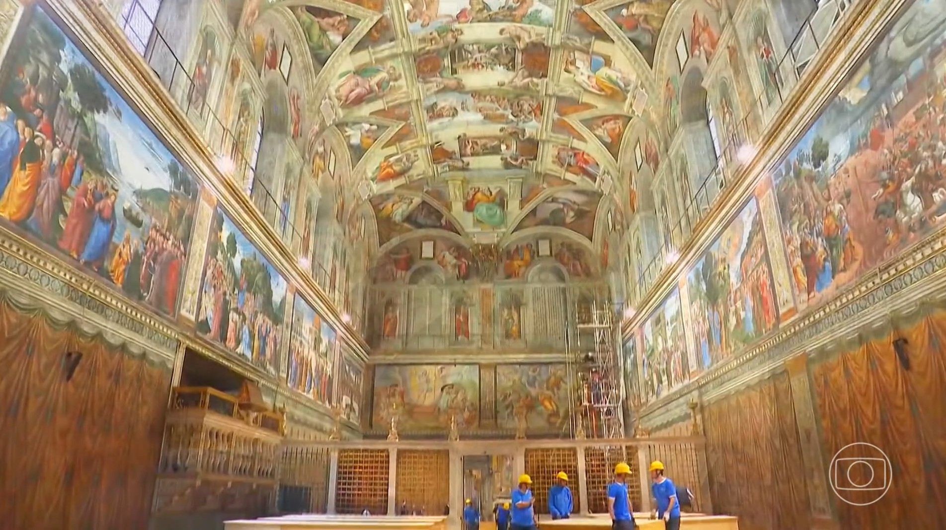 Vaticano divulga imagens da preparação para o Conclave