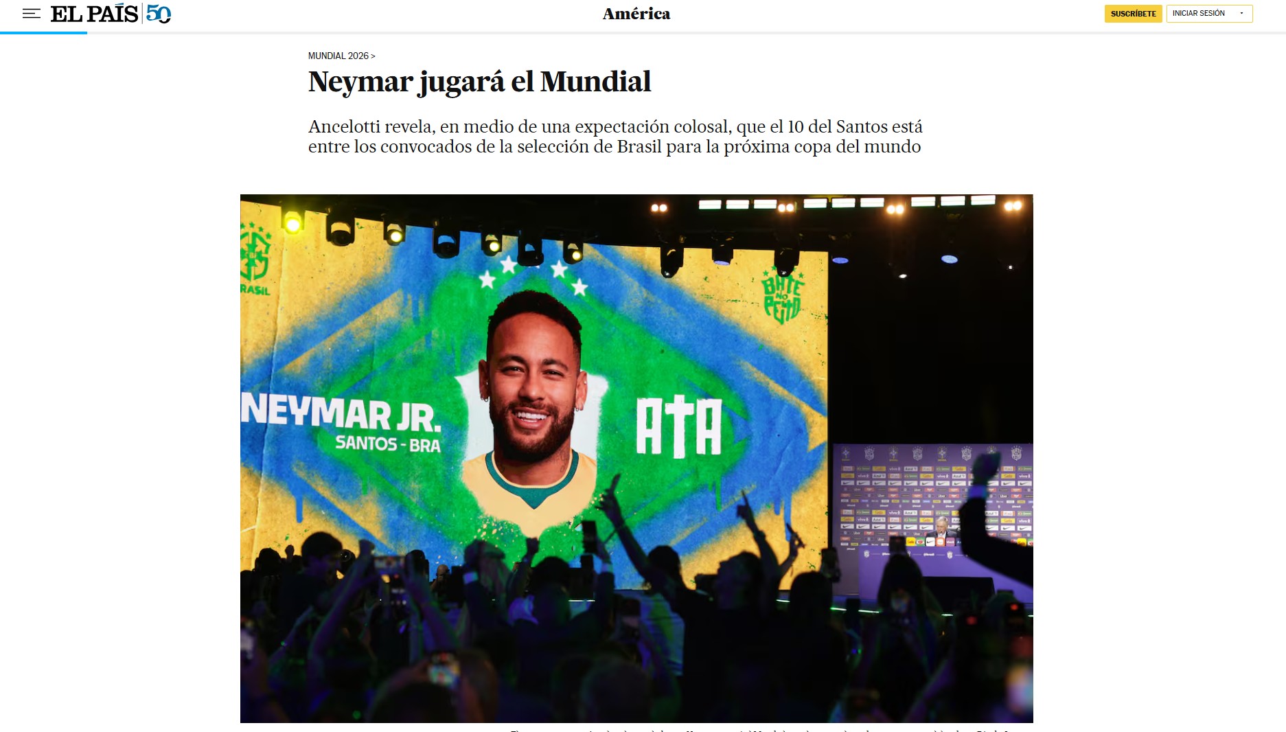'Improvável', 'icônico' e 'chance': o que a imprensa internacional disse sobre a convocação de Neymar para a Copa