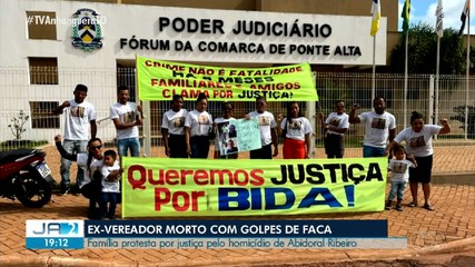 Família protesta por justiça pelo homicídio de ex-vereador em Mateiros