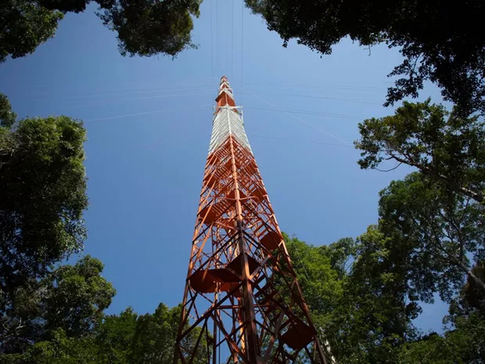 Maior torre de pesquisa do mundo — Foto: Bruno Kelly/Reuters