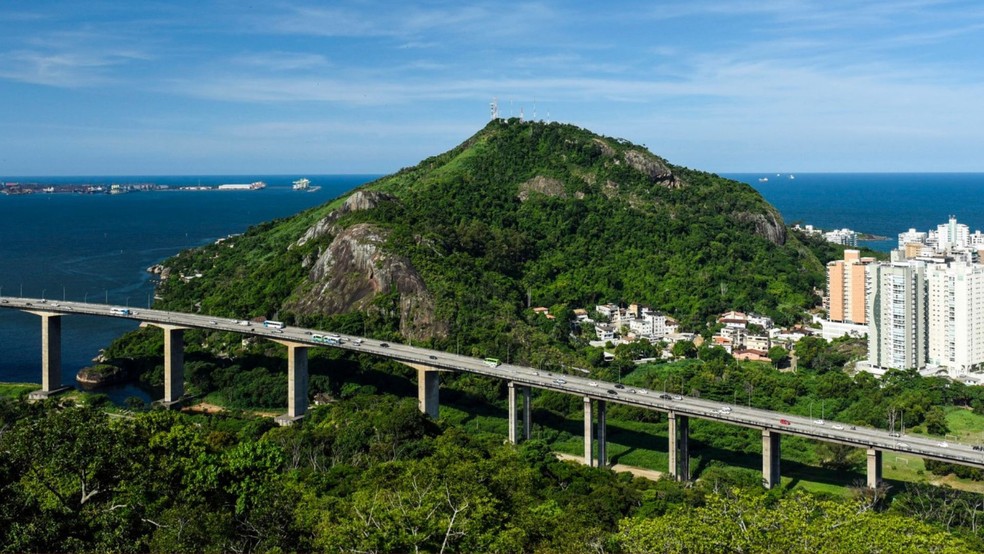 Morro do Moreno, Vila Velha, Espírito Santo. — Foto: Vitor Jubini/A Gazeta