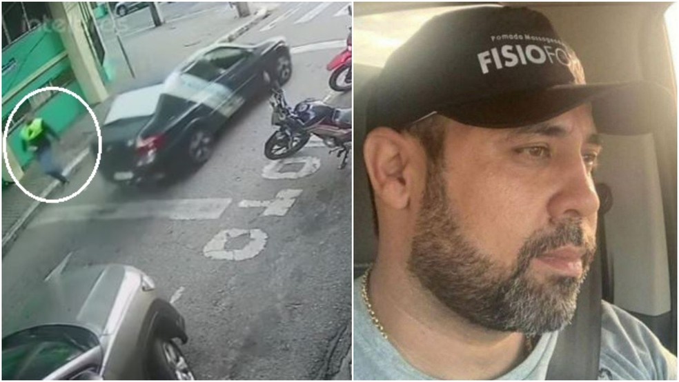 Alison Duarte, de 42 anos, foi morto a tiros no Centro de Fortaleza por homem vestido com camisa de motociclista de aplicativo. — Foto: Reprodução