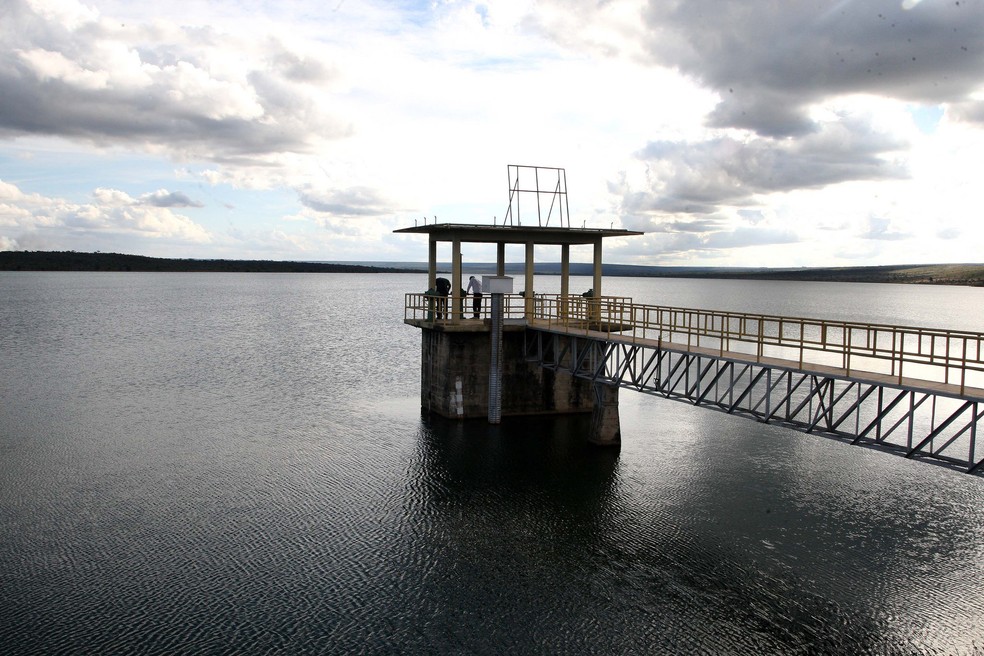 Reservatório de Santa Maria, no Distrito Federal, com capacidade cheia, no fim da temporada de chuvas de 2016 — Foto: Toninho Tavares/GDF/Divulgação