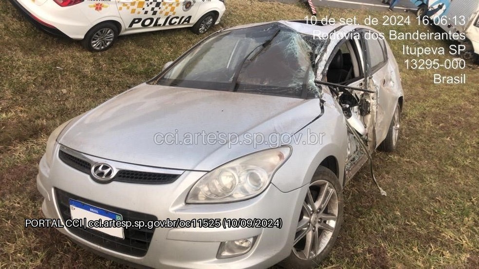Vítima ficou em estado grave — Foto: Artesp/Divulgação
