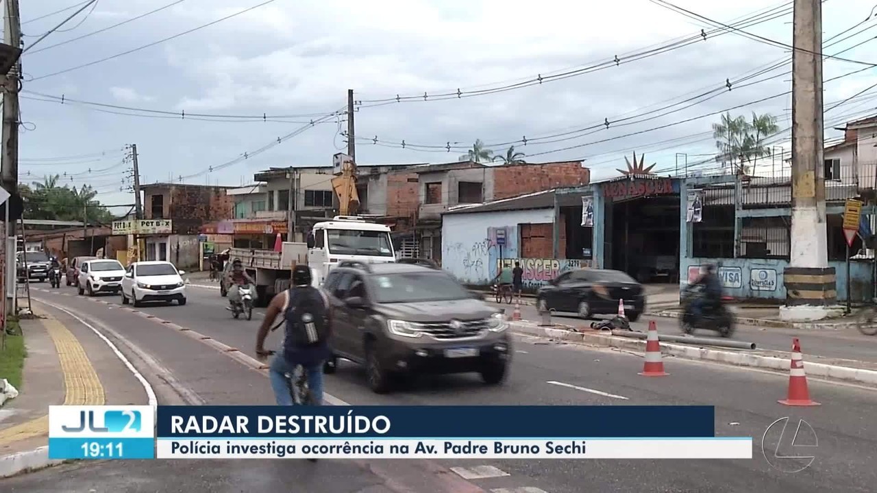 Polícia investiga destruição de radares de trânsito em avenida de Belém