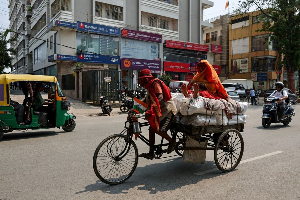 Varanasi, Índia — Foto: NIHARIKA KULKARNI/AFP