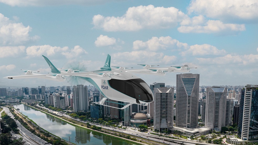 Empresa Voar Aviation compra 'carro voador' de startup da Embrae — Foto: Divulgação/Voar Aviation 