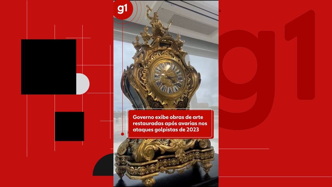 Veja obras de arte do governo restauradas dois anos após os atos golpistas