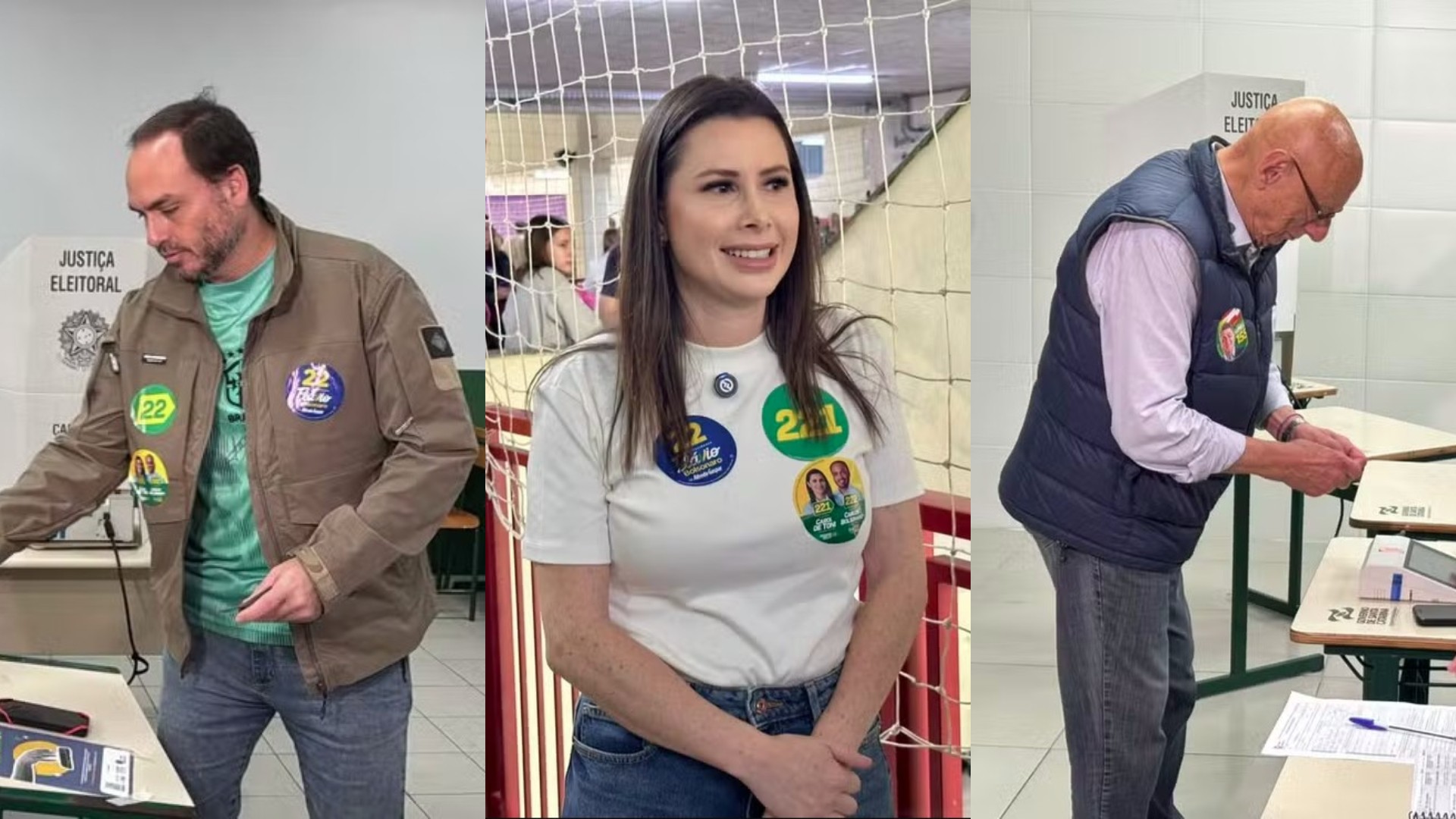 Candidatos ao Senado por SC votam neste domingo; veja 