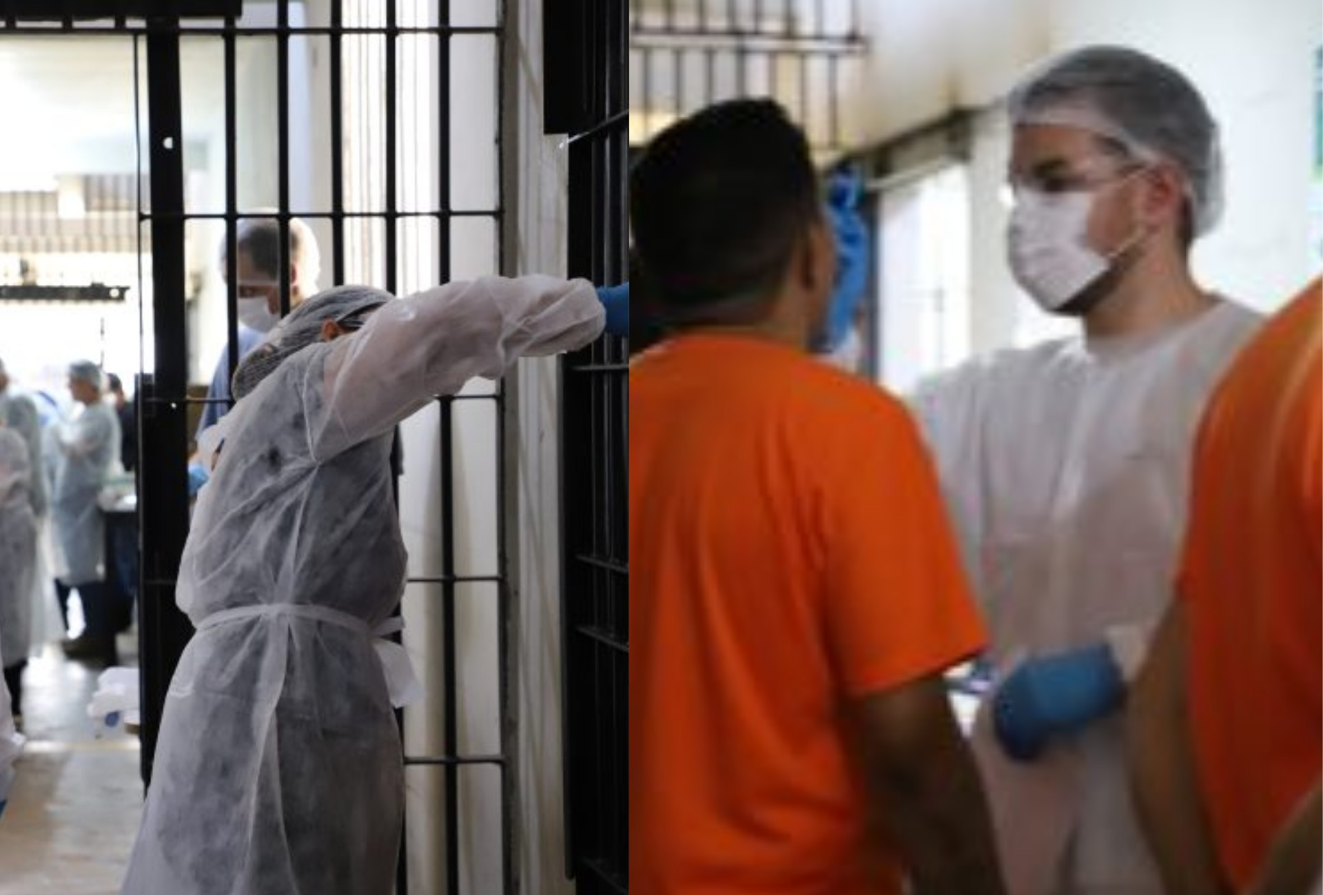 Internos passam por coleta de DNA em massa em penitenciária para banco nacional de crimes