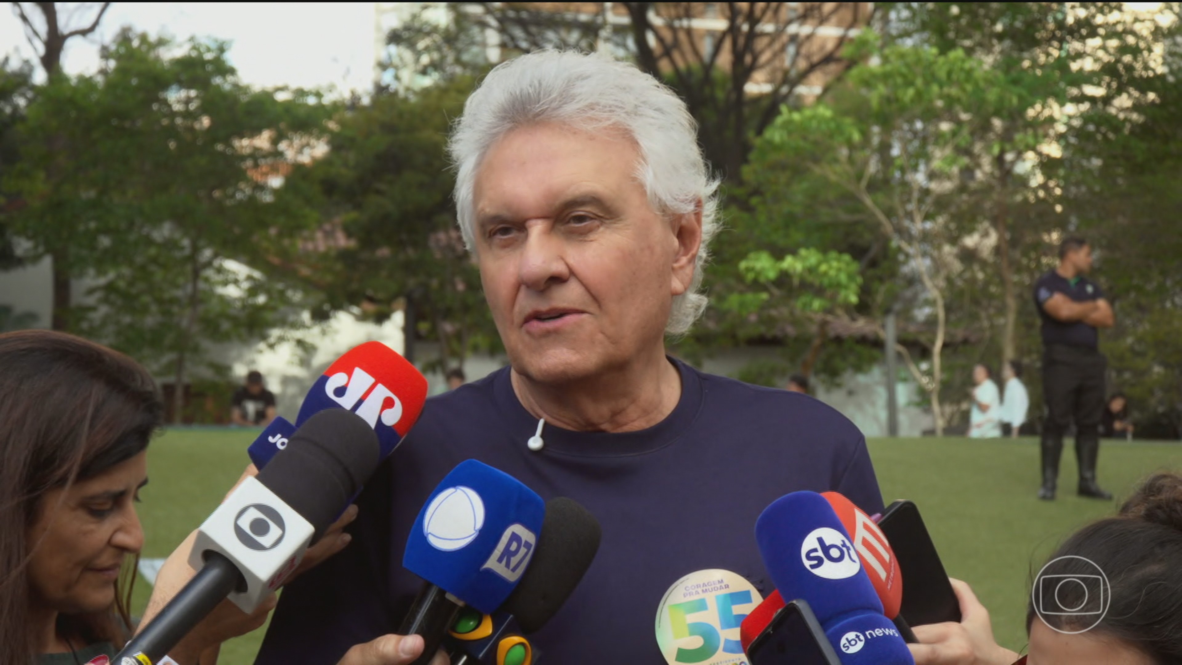 Ronaldo Caiado, candidato do PSD à Presidência, faz campanha em São Paulo
