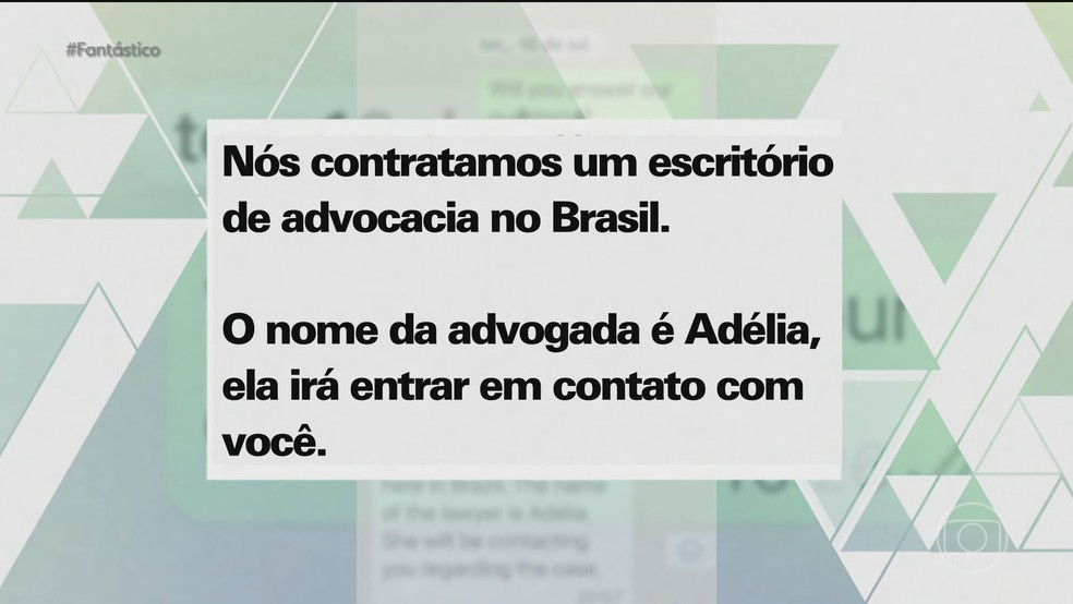 O Fantástico teve acesso a conversas entre a Polícia Civil e um dos investigados — Foto: Fantástico/Reprodução