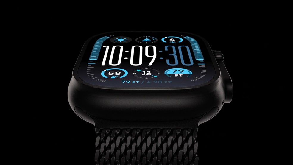 Apple Watch Ultra Series 2 com novo acabamento — Foto: Reprodução/Apple