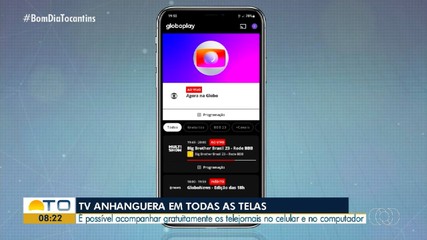 É possível acompanhar a TV anhanguera gratuitamente no celular e computador; saiba como