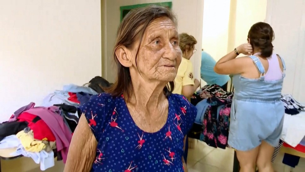 Aposentada Valdemira Evanilho, vítima do incêndio — Foto: Rede Amazôncia