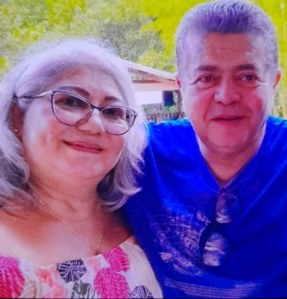 Maria Deusdete da Mata Ribeiro, de 67 anos, e Marcos da Mata Ribeiro, 68 anos, estão desaparecidos após carro ser levado por enxurrada em SP — Foto: Arquivo Pessoal