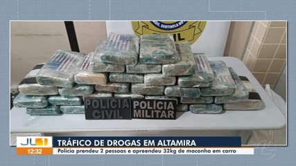 Polícia Civil apreende cerca de 32kg de maconha em Altamira, sudoeste do estado