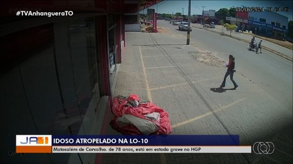 Idoso é atropelado por motociclista em alta velocidade em Palma