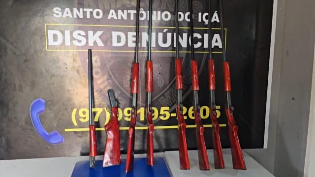 Peruano suspeito de tráfico internacional de armas é preso com sete espingardas no AM