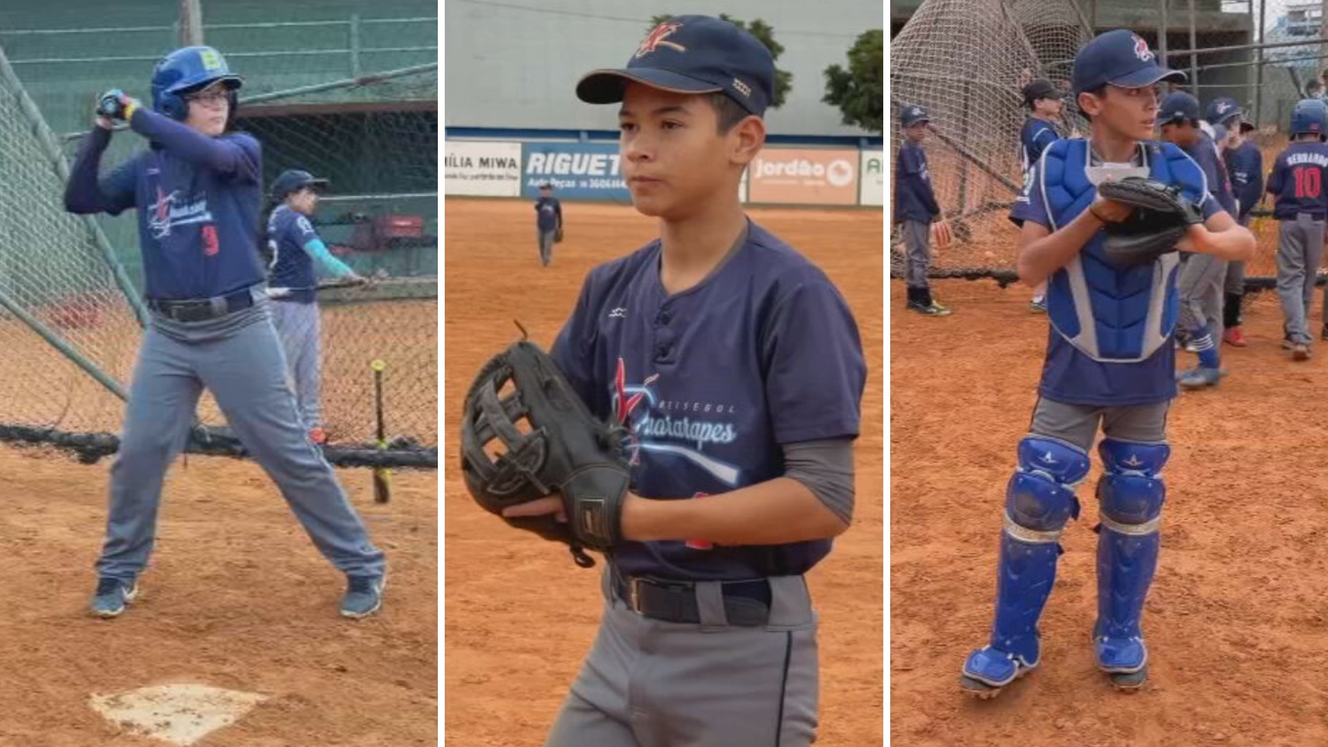 Atletas mirins do interior de SP são convocados para a seleção brasileira de beisebol