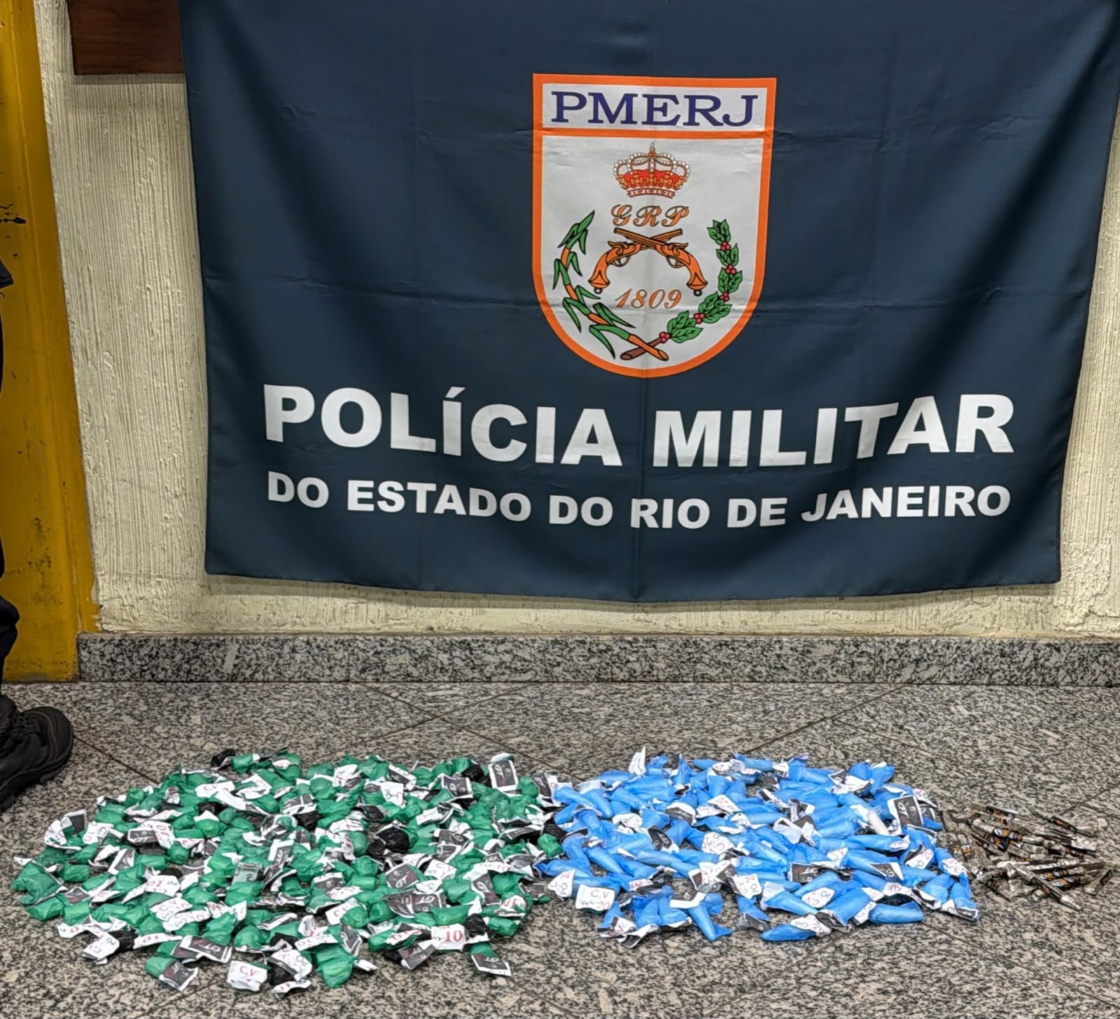 PM apreende drogas durante ação em Barra do Piraí 