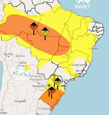 Tocantins tem dois alertas para chuvas intensas; veja previsão 